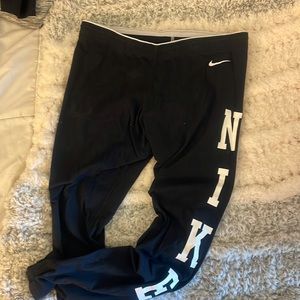 Nike cotton black leggings